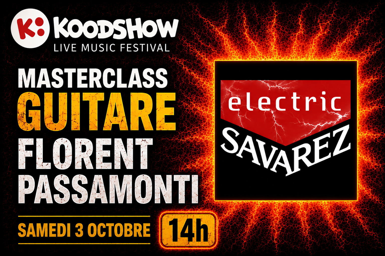 Annonce masterclass guitare