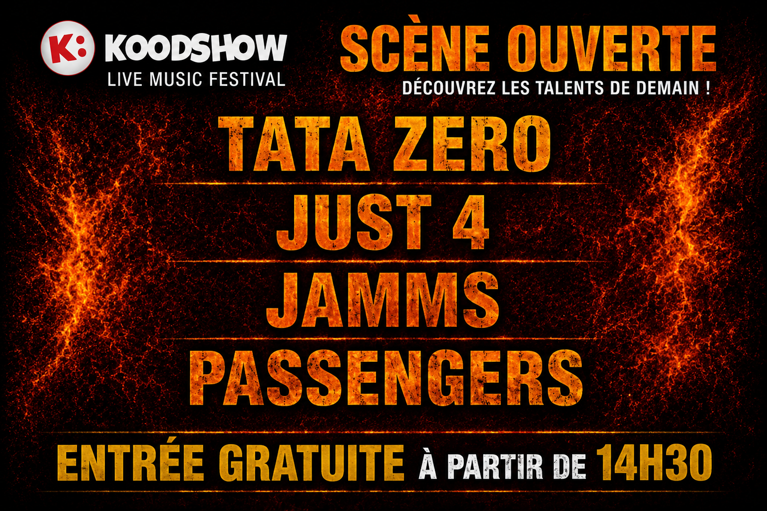 Annonce scene ouverte